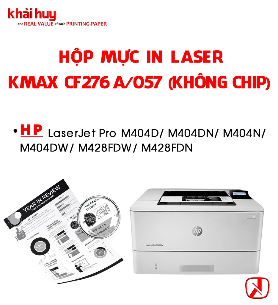 HỘP MỰC IN LASER KMAX CF276A/ 057 (KHÔNG CHIP)