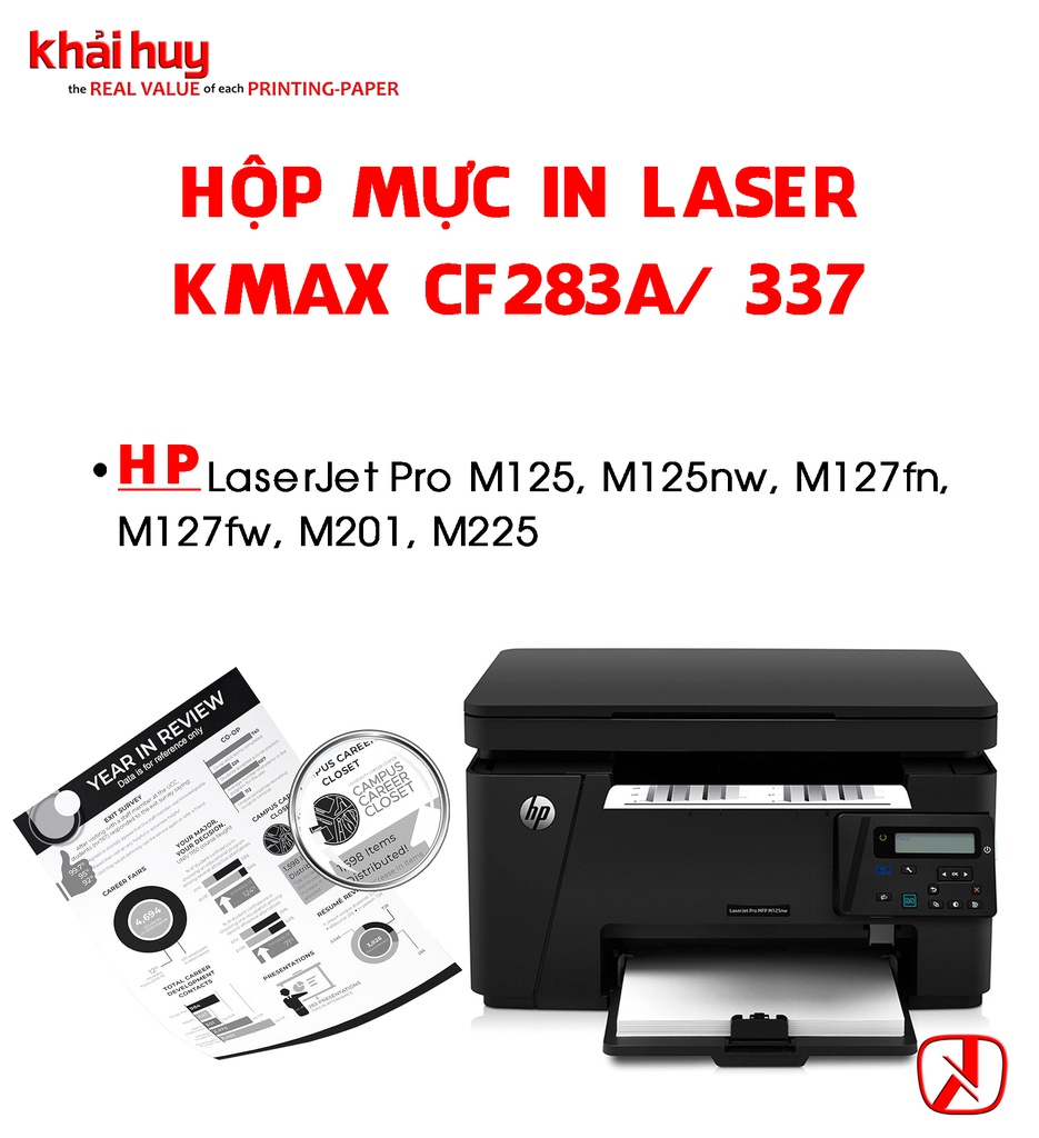 HỘP MỰC IN LASER KMAX CF283A/ 337