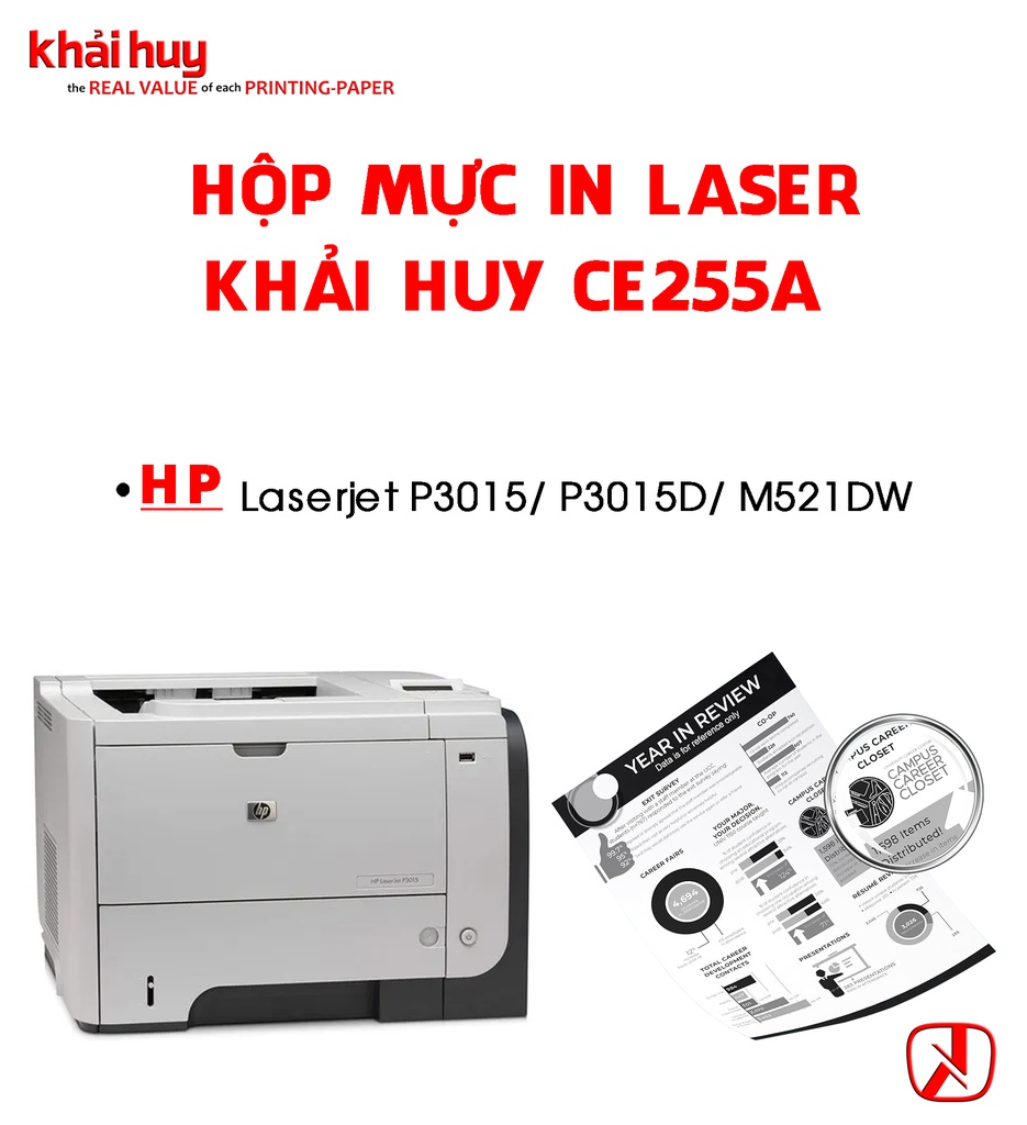 HỘP MỰC IN LASER KHẢI HUY CE255A