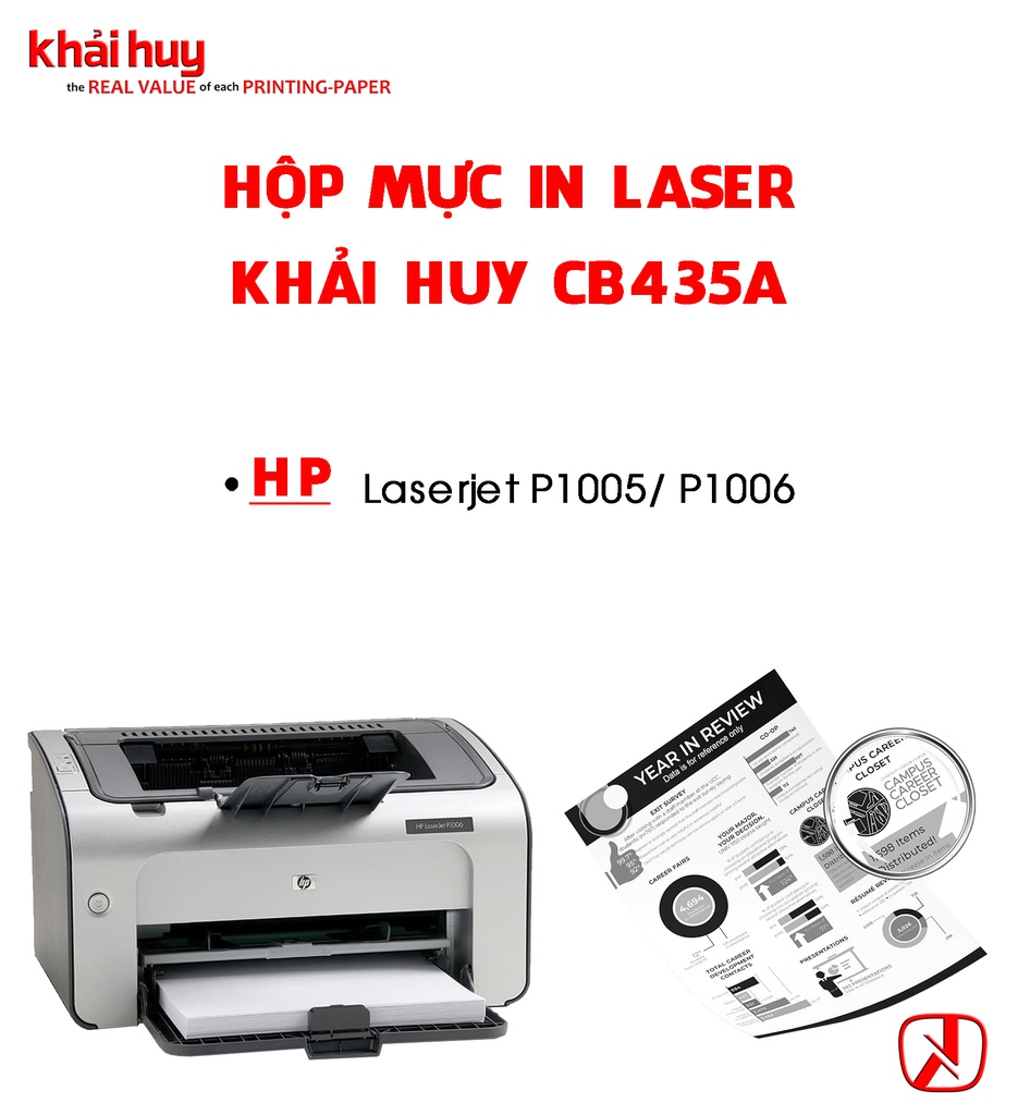 HỘP MỰC IN LASER KHẢI HUY CB435A