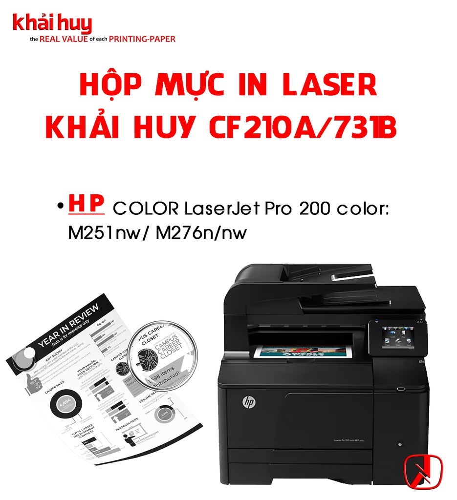 HỘP MỰC IN LASER KHẢI HUY CF210A/ 731B