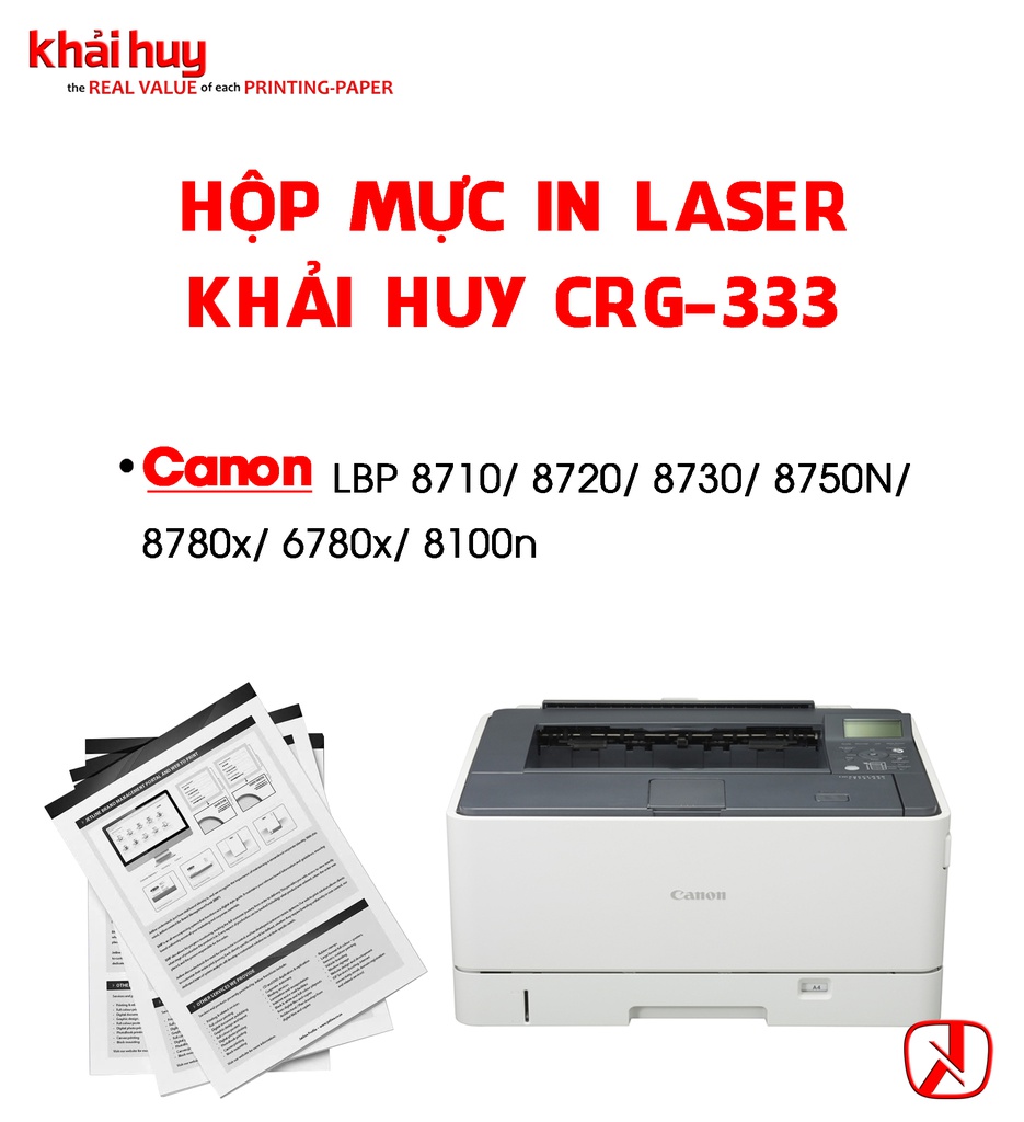 HỘP MỰC IN LASER KHẢI HUY CRG-333