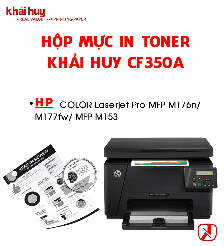 HỘP MỰC IN TONER KHẢI HUY CF350A