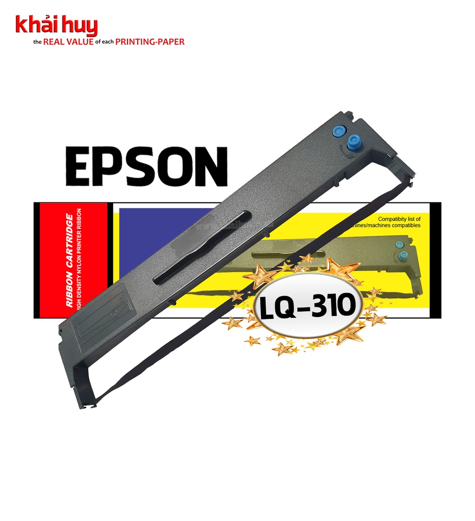 Hộp mực in kim KMAX LQ-310 (14m, black) - Dùng cho máy DMp LQ-310/ LX-310