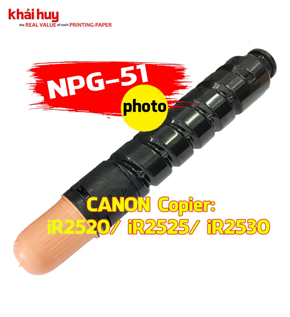 Hộp mực photocopy KMAX NPG-51 (14,6K, black, không chíp) - Dùng cho máy iR2520/ 2525/ 2530