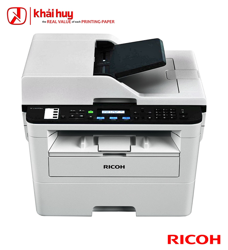 Máy in laser đen RICOH SP 230sfnw (A4, đa năng, 30ppm) - Chính hãng