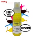 Mực nạp nước KMAX E008YEL-03 (70ml, yellow, dyeUV) - Dùng cho hộp mực máy in phun L6570/ 6580