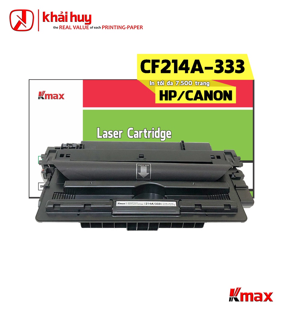 Hộp mực in laser KMAX CF214A (10K, black, có chíp) - Dùng cho máy Enterprise 712n/ M725dn * LBP 8710/ 6780x