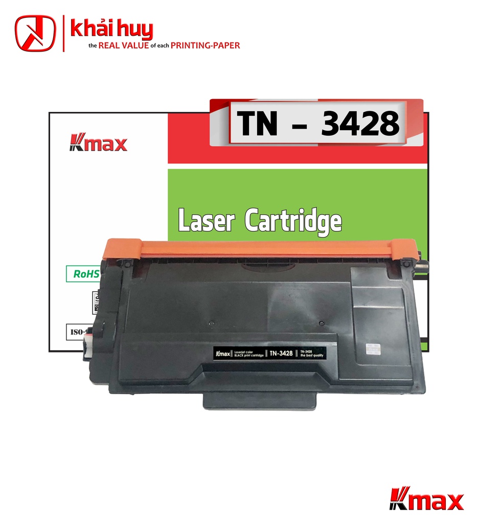 Hộp mực in laser KMAX TN820/3428 (4K, black, không chip) - Dùng cho máy HL L5000d/ 5100dn/ 6200dw