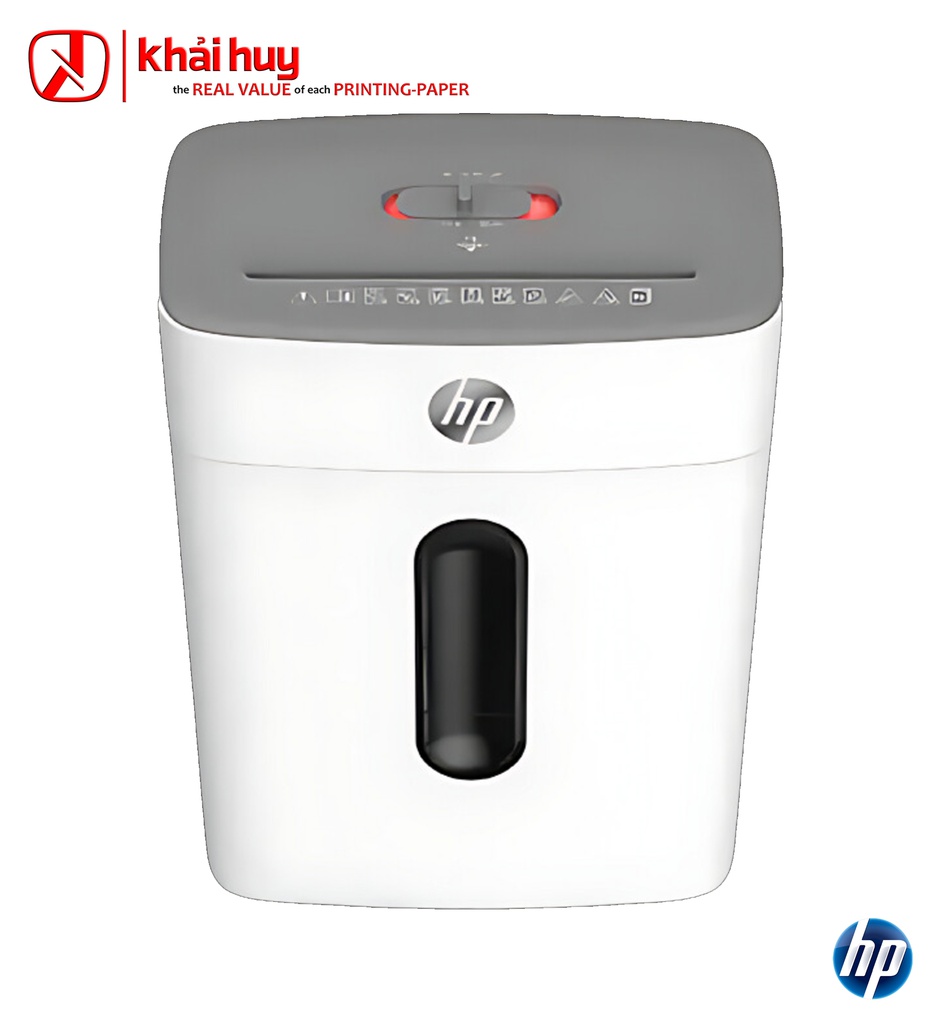 Máy hủy tài liệu HP W1508CC-K1 (15 lít, 8 tờ, 68dB) - Chính hãng