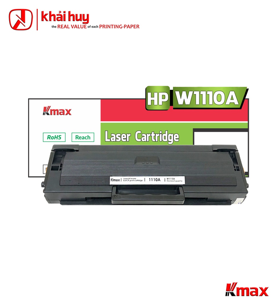 Hộp mực in laser KMAX W1110A (1K, black, có chíp) - Dùng cho máy 108a/ MFP 136a