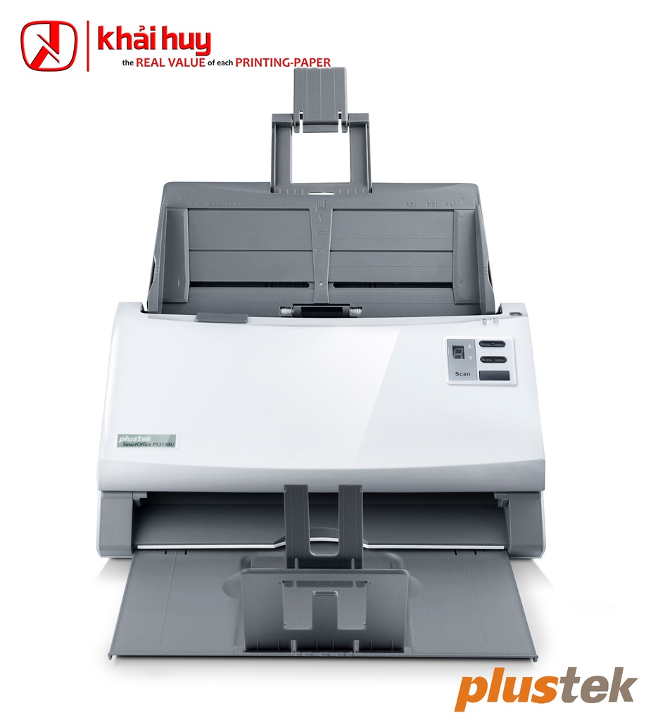 Máy quét tài liệu PLUSTEK SmartOffice PS3150U (A4, ADF, 50ppm) - Chính hãng