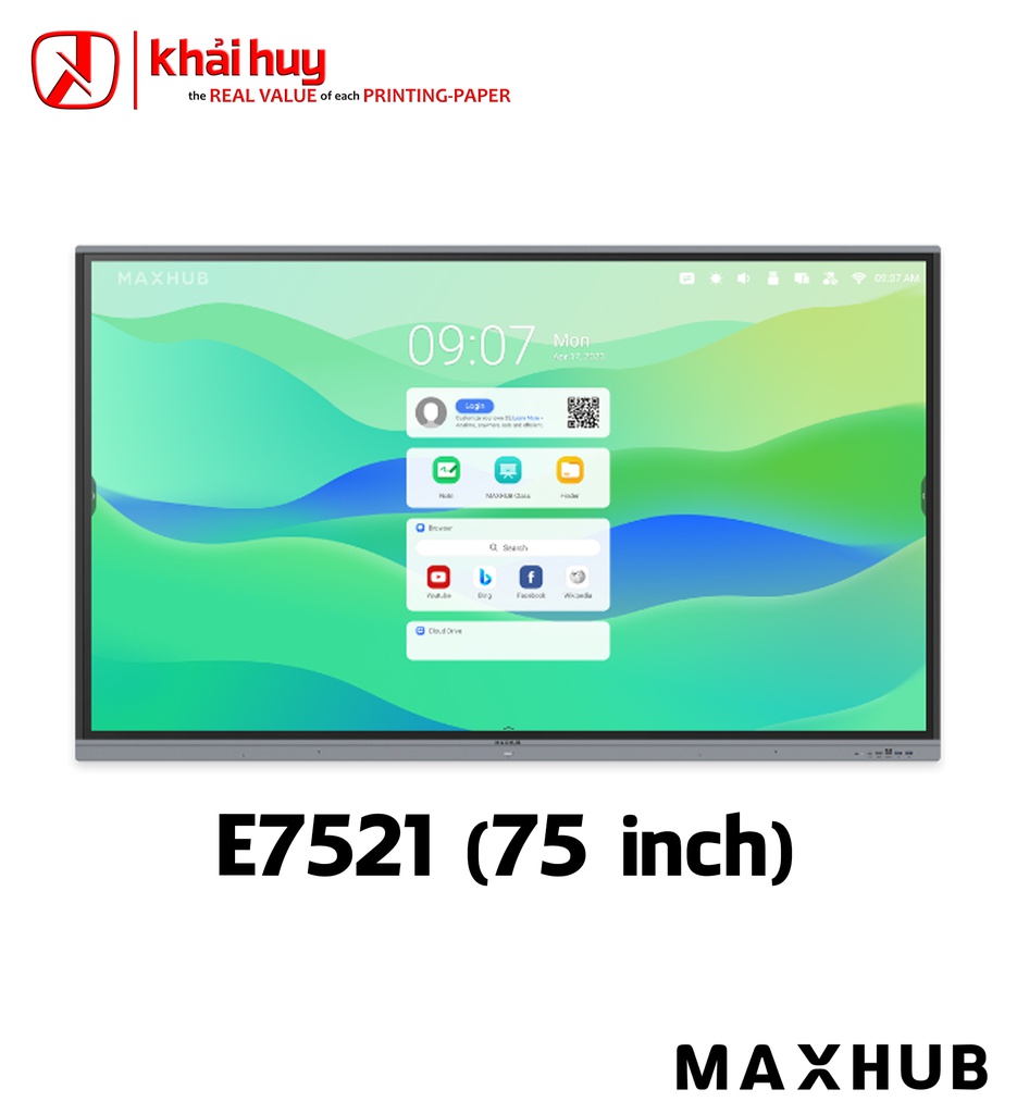 MÀN HÌNH TƯƠNG TÁC GIÁO DỤC MAXHUB E7521