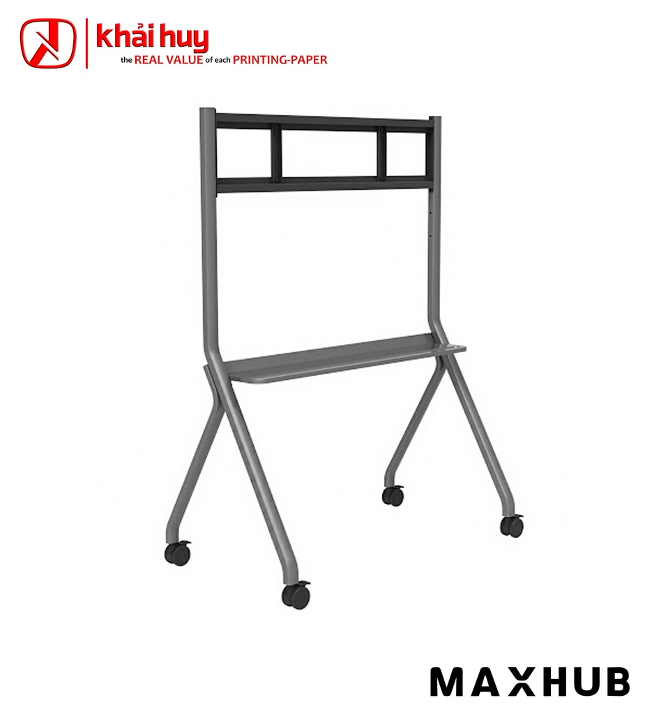 Chân đế di động MAXHUB ST33M (Tải trọng 100kg, 43-86 inch) - Dùng treo màn hình tương tác, LCD, TV