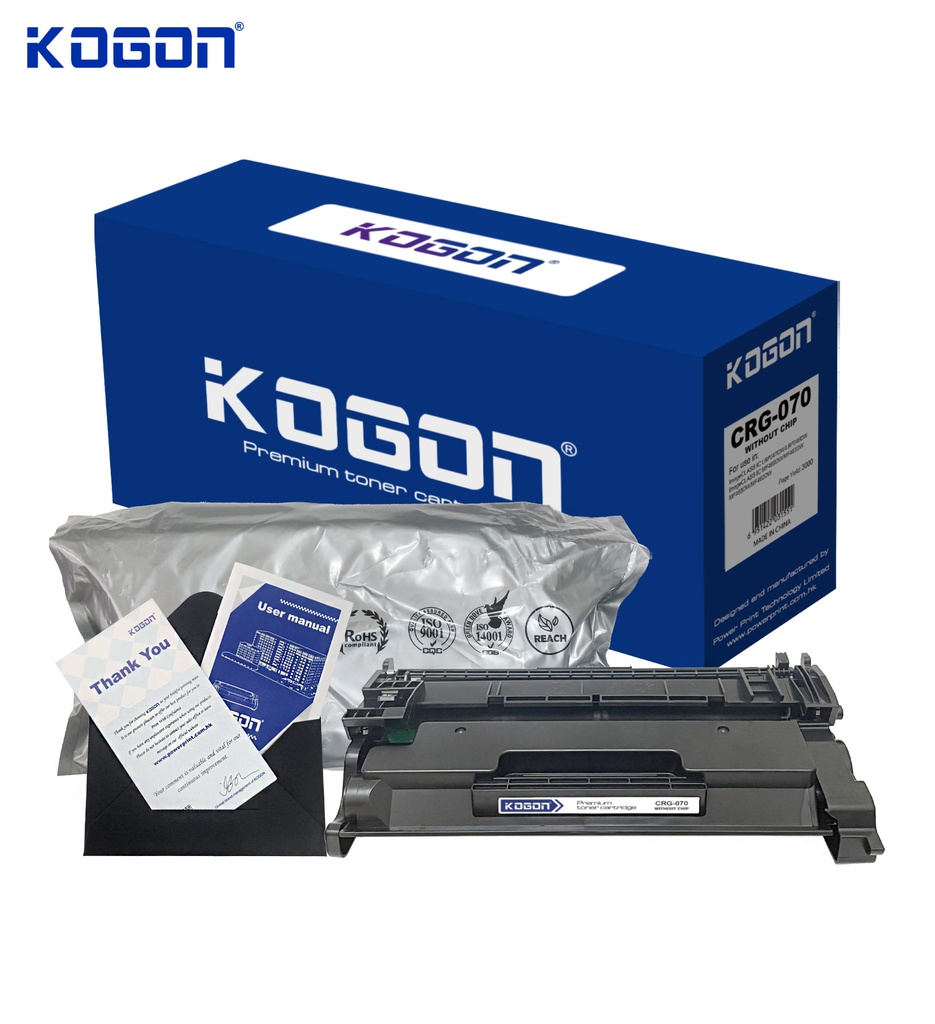 HỘP MỰC IN LASER KOGON CRG-070 (KHÔNG CHIP)