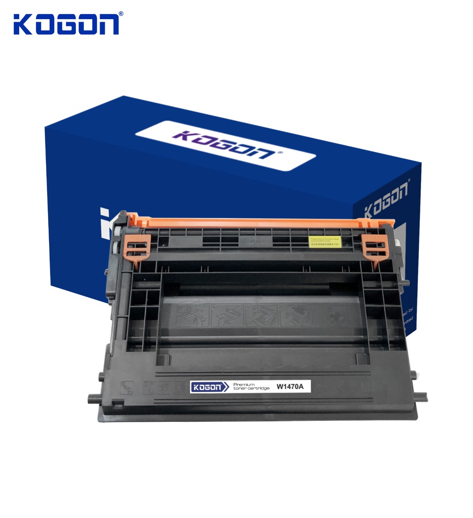 Hộp mực in laser KOGON W1470A (10K, black, có chip) - Dùng cho máy Enterprise M612dn/ M611/ M610