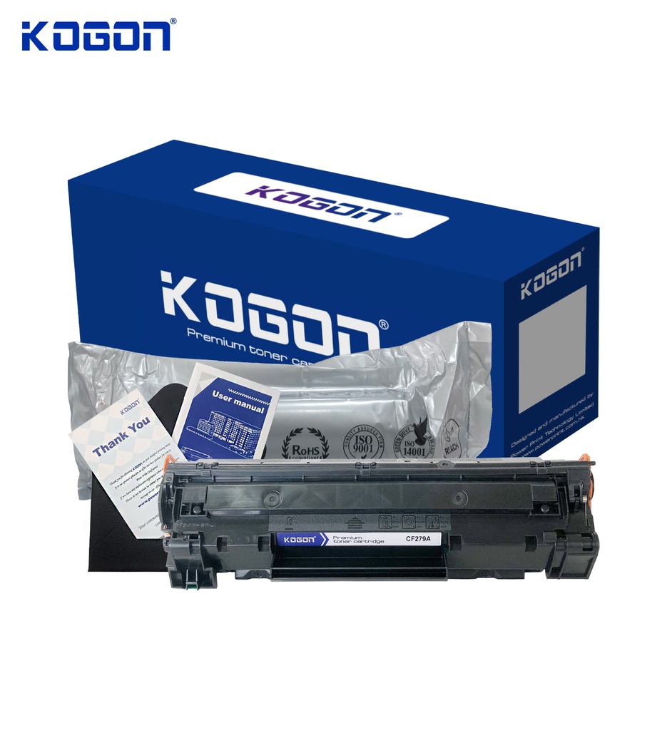 Hộp mực in laser KOGON CF279A (1K, black, có chíp) - Dùng cho máy Pro M12w/ M12a/ M26a