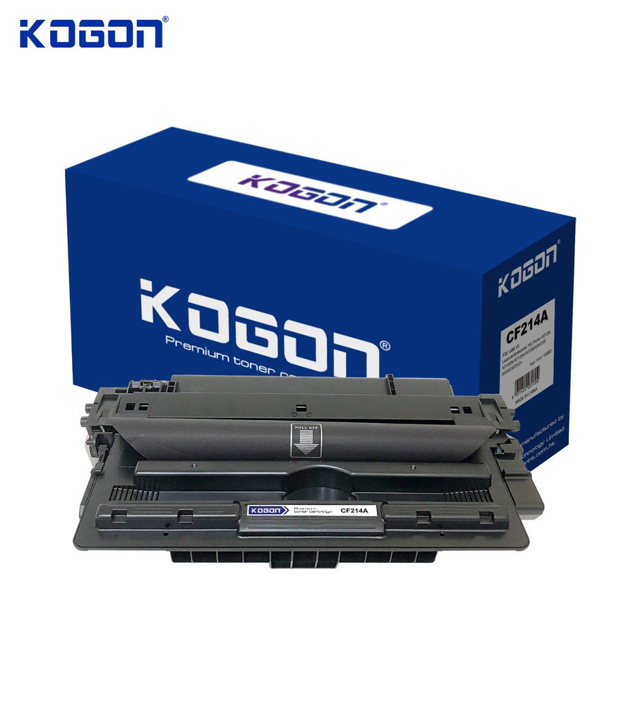 Hộp mực in laser KOGON CF214A (10K, black, có chíp) - Dùng cho máy Enterprise 712n/ M725dn
