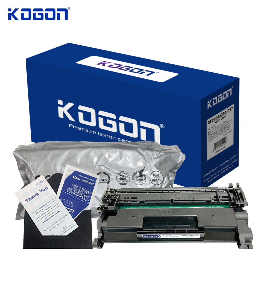 Hộp mực in laser KOGON CF276A (3K, black, có chíp) - Dùng cho máy Pro M404d/ M404dw
