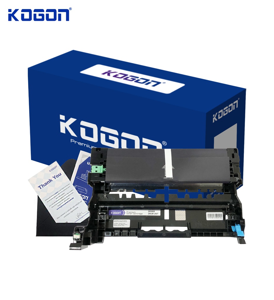 Hộp trống in laser KOGON DR3608 drum unit (45K, black, có chíp) - Dùng cho máy DCP L-5510dn/ 5710dn/ 6915dw