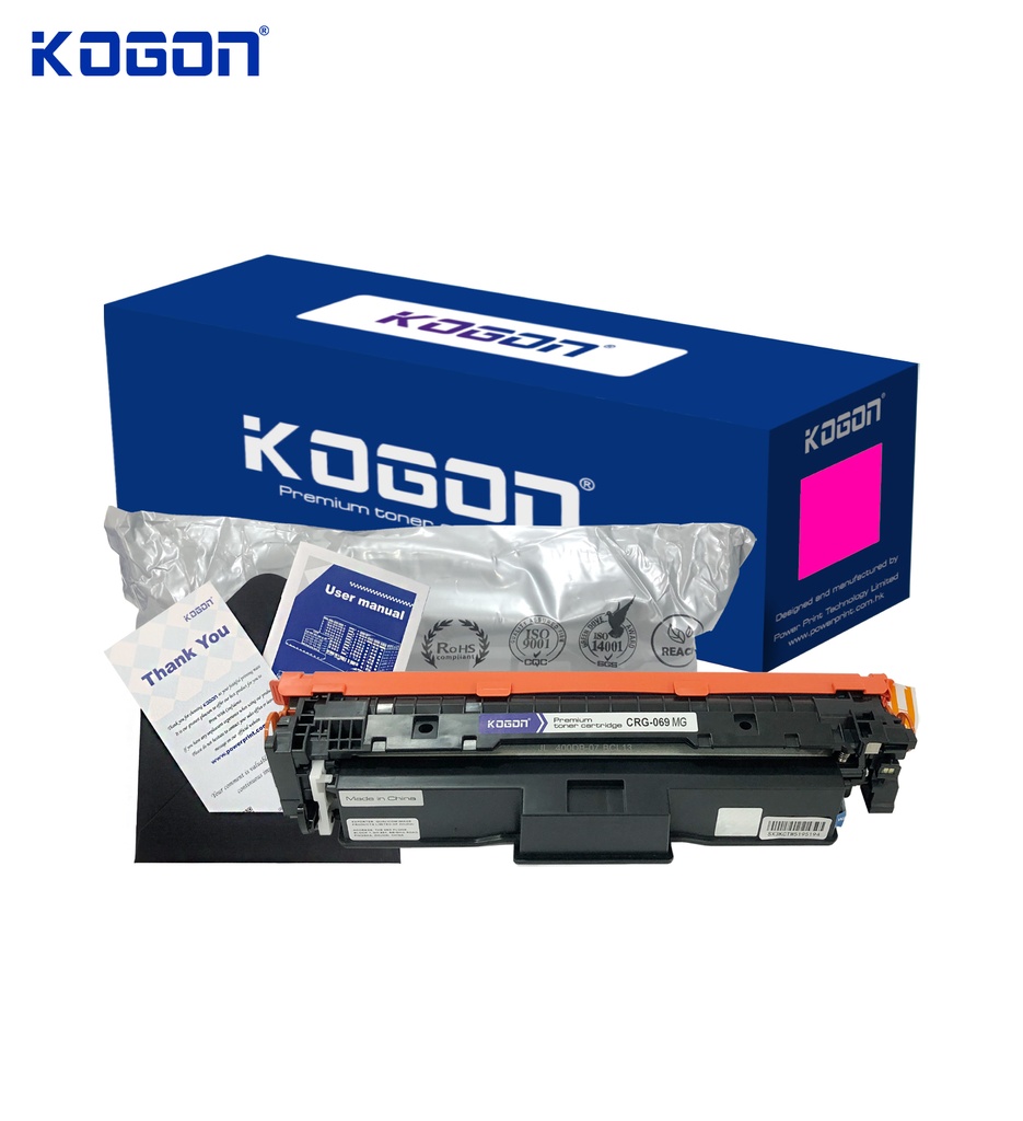 Hộp mực in laser KOGON CRG-069M (1.9K, cyan, có chíp) - Dùng cho máy LBP 674cx/ 673cdw