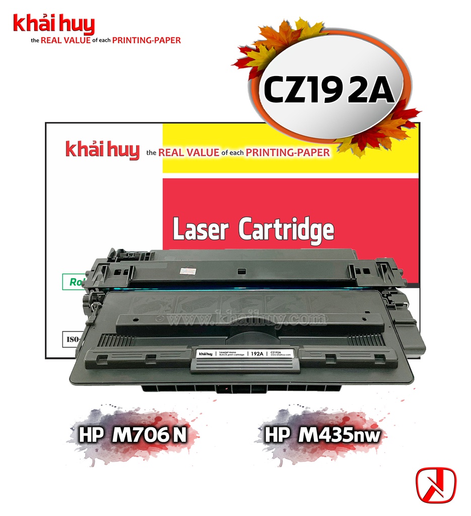 Hộp mực in laser KHẢI HUY CZ192A (10K, black, Có chíp) - dùng cho máy Pro M435nw/ 706n