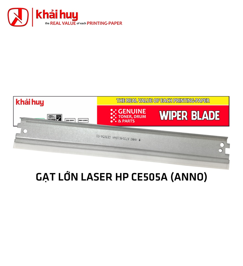 Gạt lớn laser ANNO CE505A (Wiper Blade) - Dùng cho hộp mực máy in P2035/ 2055/ M401