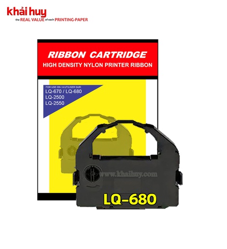 [HMUCRIB155/12] HỘP MỰC RIBBON KHẢI HUY LQ-680