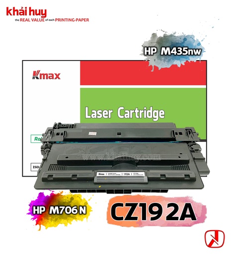 [HMUCLSR1551/113] Hộp mực in laser KMAX CZ192A (10K, black, có chíp) - dùng cho máy Pro M435nw/ 706n