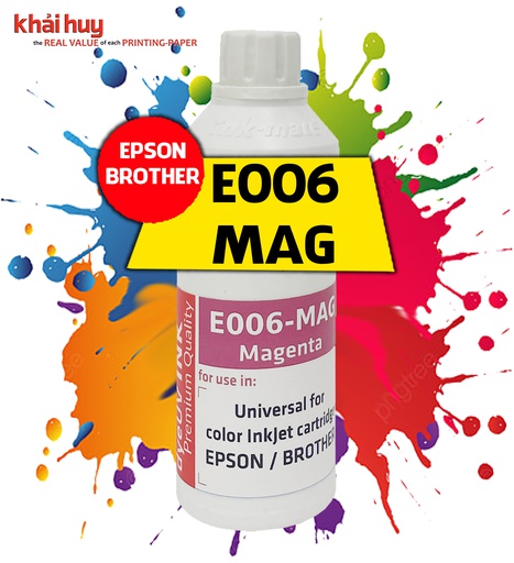 [MNAPPHU1551/9] Mực nạp nước KMAX E006MAG-03 (70ml, magenta, dyeUV) - Dùng cho hộp mực máy in phun L805/ L3110/ L3210