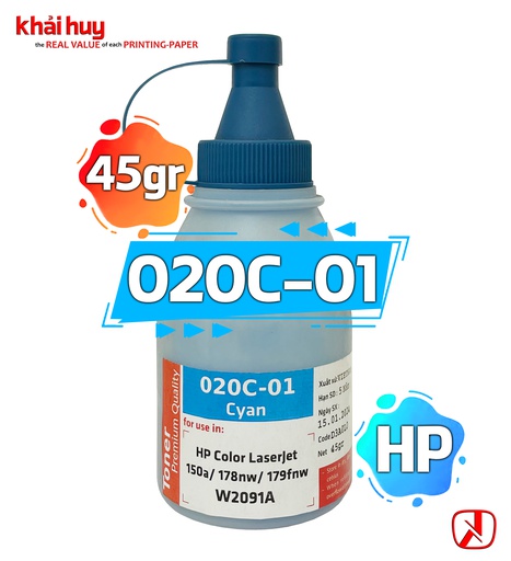 [MNAPLSR155/45] CHAI MỰC NẠP BỘT KHẢI HUY 020C-01