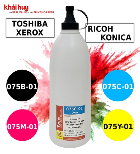 [MNAPCPY155/22] CHAI MỰC ĐỔ BỘT KHẢI HUY 075C-01