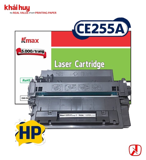 [HMUCLSR1551/99] Hộp mực in laser KMAX CE255A/CRG-324/724 (5K, black, có chíp) - Dùng cho máy P3015/ M521dw
