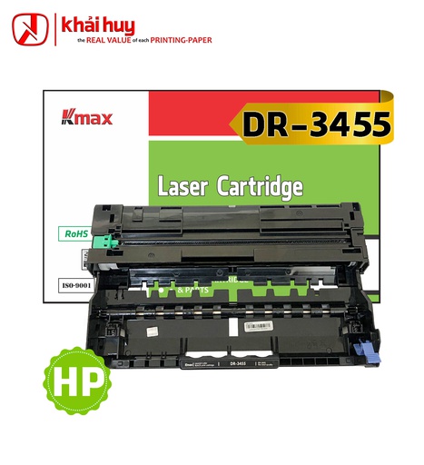 [HMUCLSR1551/164] Hộp trống in laser KMAX DR820/3400/3405/3455/3470/3467 (30K, black, không chip) - Dùng cho máy HL L5000d/ 5100dn/ 6200dw