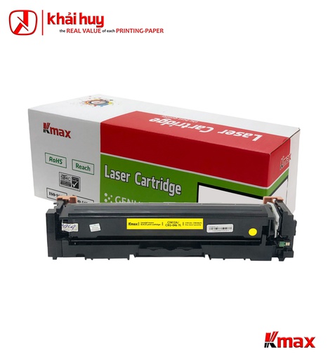 [HMUCLSR1551/272] Hộp mực in laser KMAX CF412A/CRG-046 (2.3K, yellow, có chíp) - Dùng cho máy Color M452dn/ 477fdn * LBP651c/ 653cdw