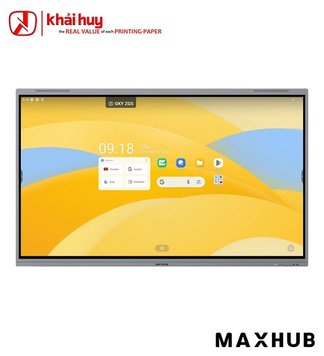 [MANTTAC1561/10] Màn hình tương tác giáo dục MAXHUB U8630 (86", 50 điểm chạm, 500 nits, 4K Ultra HD) - Chính hãng