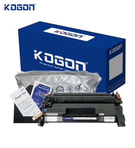 [HMUCLSR1561/266] Hộp mực in laser KOGON W1480A/W1490A/CRG-070 (3K, black, không chíp) - Dùng cho máy LBP 243dw/ 246dw