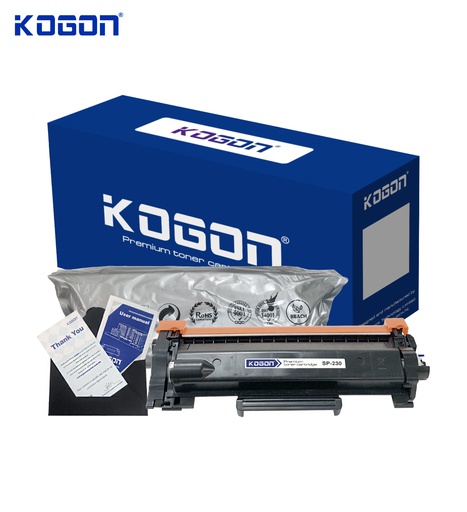 [HMUCLSR1561/284] Hộp mực in laser KOGON SP230H (3K, black, không chíp) - Dùng cho máy Aficio SP230dnw/ 230sfnw