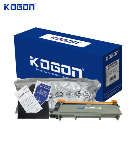 [HMUCLSR1561/286] Hộp mực in laser KOGON TN660/2355/2380/2375/2385 (2.6K, black, không chíp) - Dùng cho máy HL 2320d/ 2321d/ 2701d * Docuprint P225d/ 265dw