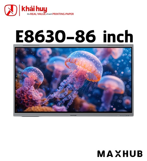 [MANTTAC1561/27] Màn hình tương tác giáo dục MAXHUB E8630 (86", 40 điểm chạm, 450 nits, 4K Ultra HD) - Chính hãng