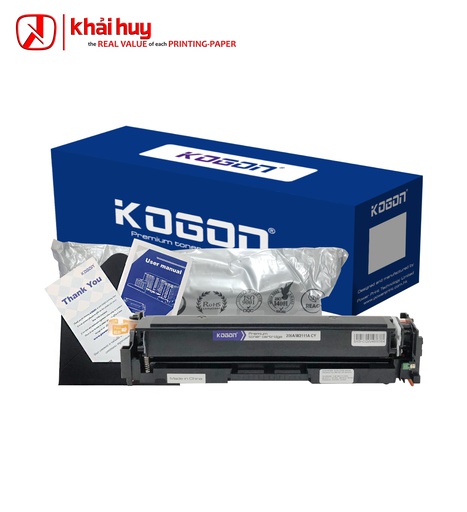 [HMUCLSR1561/317] Hộp mực in laser KOGON 206A/W2111A (1.25K, cyan, có chíp) - Dùng cho máy Color M255dw/ 282nw/ 283cdw