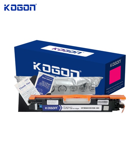 [HMUCLSR1561/330] Hộp mực in laser KOGON CF353A/CE313A Universal (1K, magenta, có chíp) - Dùng cho máy Color Pro MFP 176P/ Cp1025/ M275nw