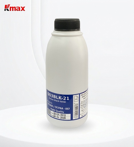 [MNAPLSR1551/58] Mực nạp laser KMAX 003BLK-21 (125gr, black, có từ) - Dùng cho hộp mực máy in M402d/ 404dn/ 4003dn * LBP 223dw
