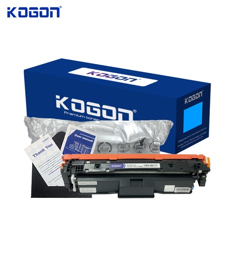 [HMUCLSR1561/412] Hộp mực in laser KOGON CRG-069C (1.9K, cyan, có chíp) - Dùng cho máy LBP 674cx/ 673cdw